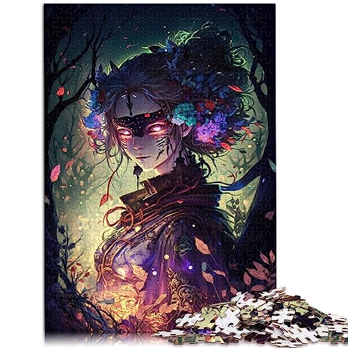 Manga Girl Puzzle für Erwachsene Papppuzzles Puzzles für Erwachsene 1000 Teile für Erwachsene Kinder Erwachsene 10,27" x 20,47"/26 * 38cm. von OLIKED