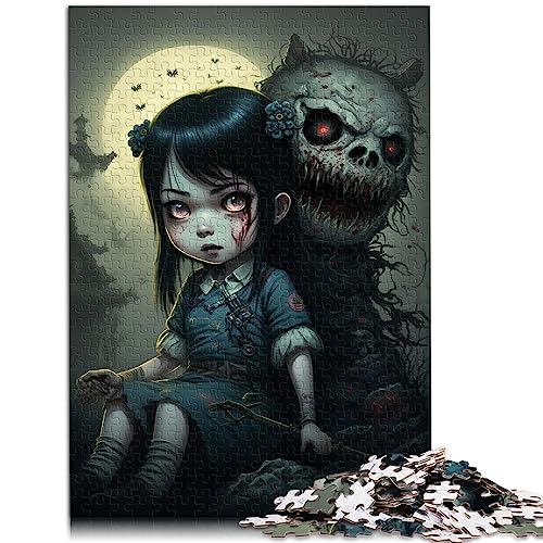 Manga Zombie Puzzles für Kinder. Karton Puzzles, Puzzles für Erwachsene, 1000 Teile, für Erwachsene und Kinder ab 12 Jahren, Bunte Designs, 10,27 x 20,47 Zoll/26 x 38 cm. von OLIKED