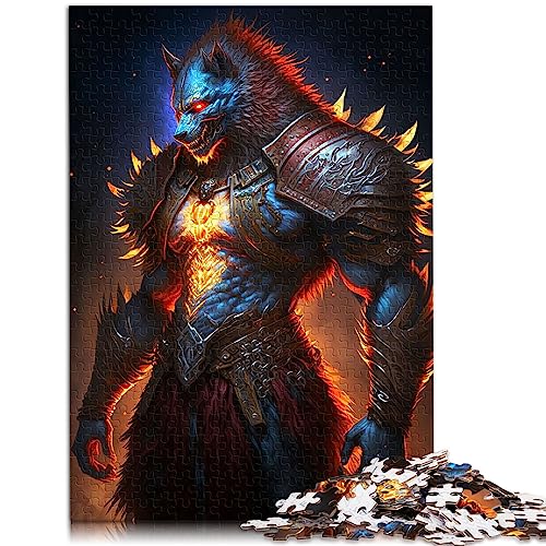 Puzzle Erwachsene Gepanzerter Werwolf Puzzles 1000 teiliges Puzzle Erwachsene Kinder Holzpuzzle Erwachsene Kinder ab 12 Jahren Impossible Puzzle29,5" x 19,7"/75 * 50cm. von OLIKED