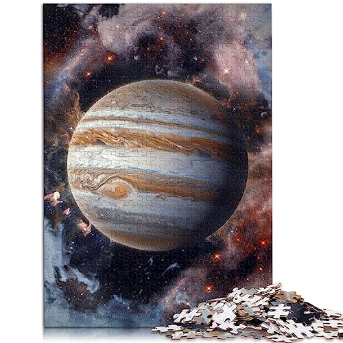 Puzzles für Erwachsene Jupiter Holzpuzzles 1000 Teile Puzzle für Erwachsene und Kinder ab 12 Jahren Herausforderungsspielzeug29,5" x 19,7"/75 * 50cm. von OLIKED