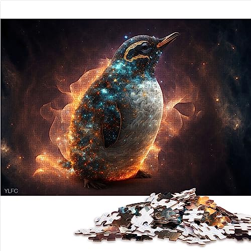 Tierpinguin Puzzles für Erwachsene, Papppuzzles, 1000 teiliges Puzzle für Erwachsene, Stressabbau, 10,27 x 20,47 Zoll/26 x 38 cm. von OLIKED