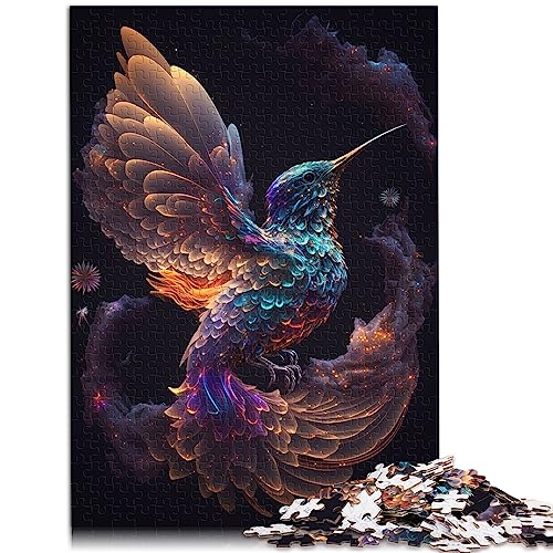 Unendliches Kolibri Holzpuzzle, 1000 Teile, für Erwachsene, Familienangebot als Geschenk für die ganze Familie, 29,5 x 19,7 Zoll/75 x 50 cm. von OLIKED