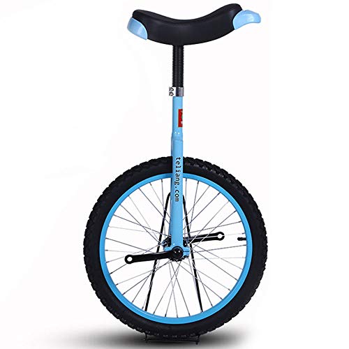 OLSDXAWQ, 16-Zoll-Rad-Einrad for Kinder mit Leichtmetallfelge, extra dickem Reifen und stabilem Aufbewahrungsständer, Balance-Radfahren, Übung, Fitness for Erwachsene(Blue) von OLSDXAWQ