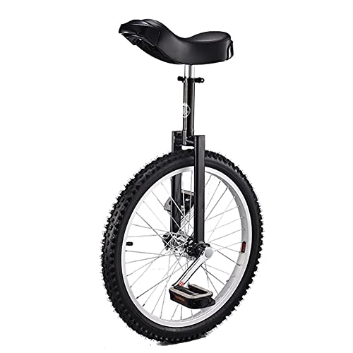 OLSDXAWQ, 20-Zoll-Radbalance-Übungsspaßfahrrad for Erwachsene – Verstellbarer Sitz – 150 kg Tragkraft – Fitness-Scooter for Zirkusauftritte(Black) von OLSDXAWQ