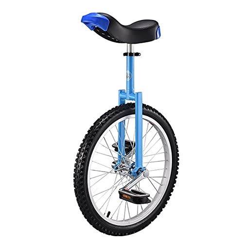 OLSDXAWQ, 20-Zoll-Radbalance-Übungsspaßfahrrad for Erwachsene – Verstellbarer Sitz – 150 kg Tragkraft – Fitness-Scooter for Zirkusauftritte(Blue) von OLSDXAWQ