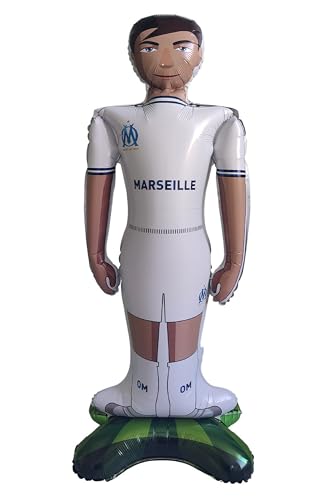 Olympique de Marseille, Aluminium-Ball, Fußballspieler, offizielle Kollektion, 105 x 40 cm von OLYMPIQUE DE MARSEILLE