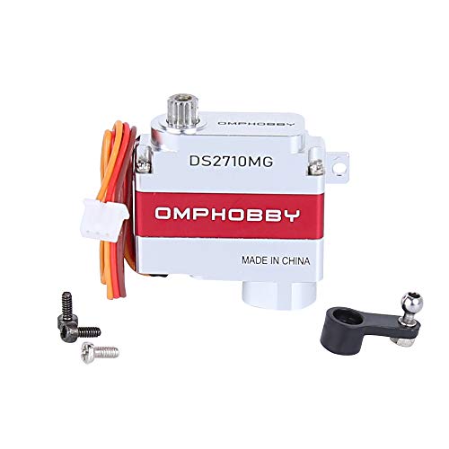 OMPHOBBY M2 Hubschrauber Teile Servosatz-Rot Und Silber OSHM2122 Original Ersatzteil für OMP Hobby M2 V2 RC Helicopters Zubehör Ersatzteil von OMPHOBBY