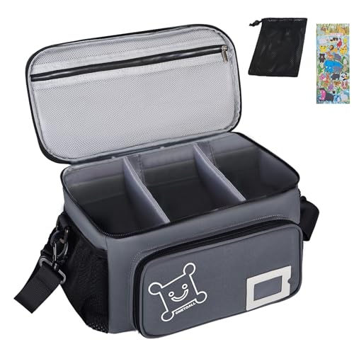 ONETOALL Toniebox Tasche Junge,Tasche für Toniebox,Tonies Transporter Hörfiguren,Tragetasche für Toniebox mit Kordelzug Organizer Schultergurt, groß gepolstert für unterwegs im Urlaub Autofahrten von ONETOALL