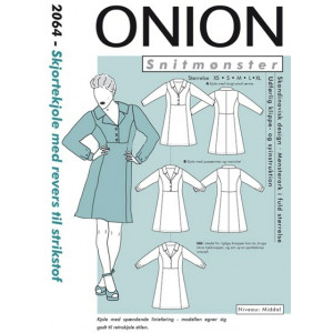 ONION Schnittmuster 2064 Hemdkleid mit Revers Größe. XS-XL von ONION