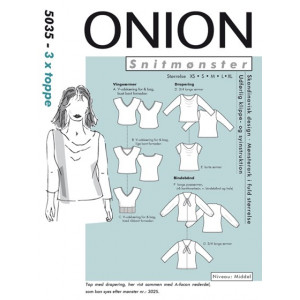 ONION Schnittmuster 5035 3 x Oberteile Größe. XS-XL von ONION