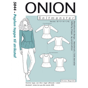 ONION Schnittmuster 5044 Schößchen Tops Größe. XS-XL von ONION