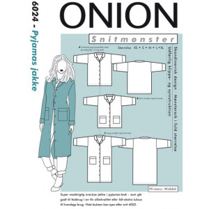 ONION Nähmuster 6024 Pyjama Mantel Größe XS-XL von ONION