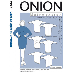 ONION Nähmuster Plus 9007 Cocoon Kleid Größe XL-5XL von ONION