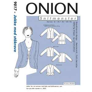 ONION Nähmuster Plus 9017 Stehkragen-Jacke Größe XL-5XL von ONION