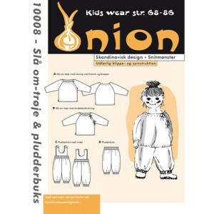 ONION Schnittmuster Kids 10008 Wickeljacke und Pumphose Gr. 68-86/6-18 von ONION