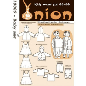 ONION Schnittmuster Kids 10009 Babyset Gr. 68-86/6-18 Monate von ONION