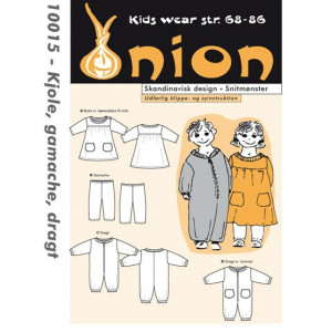 ONION Schnittmuster Kids 10015 Kleid, Leggings & Overall Gr. 68-86/6-1 von ONION
