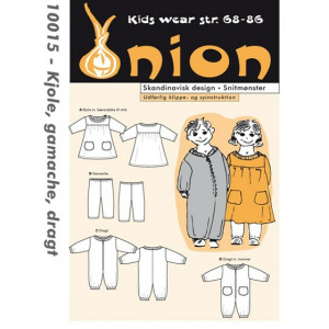 ONION Schnittmuster Kids 10015 Kleid, Leggings und Overall Gr. 68-86/6 von ONION