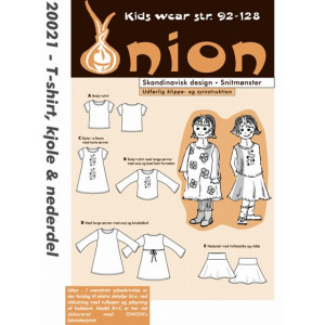 ONION Schnittmuster Kids 20021 T-Shirt, Kleid & Rock Gr. 92-128/2-8 Ja von ONION