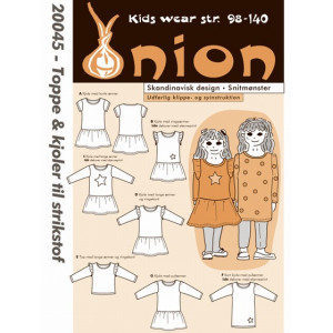 ONION Schnittmuster Kids 20045 Tops und Kleider Gr. 98-140/2-10 Jahre von ONION