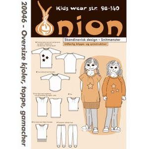 ONION Schnittmuster Kids 20046 Oversize Kleider, Tops & Leggings Gr. 9 von ONION
