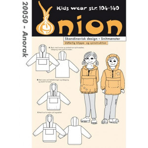 ONION Schnittmuster Kids 20050 Anorak Gr. 104-140/3-10 Jahre von ONION
