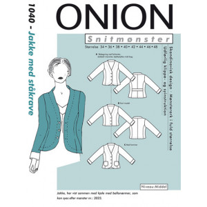 ONION Schnittmuster 1040 Jacke mit Stehkragen Größe 34-48 von ONION