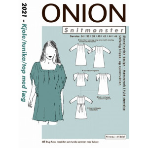 ONION Schnittmuster 2021 Tunikakleid Größe 34-46 von ONION