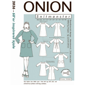 ONION Schnittmuster 2036 60's Inspired Dress Größe 34-48 von ONION