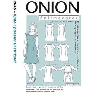 ONION Schnittmuster 2046 Kleid In Panels Größe. XS-XL von ONION