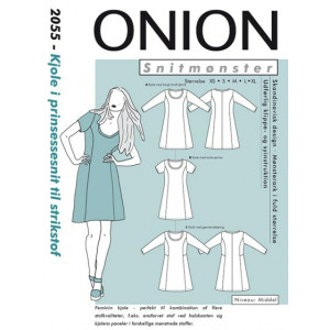 ONION Schnittmuster 2055 Prinzessinnenschnitt Kleid Größe. XS-XL von ONION