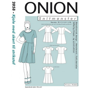 ONION Schnittmuster 2058 Kleid mit Rock Größe. XS-XL von ONION