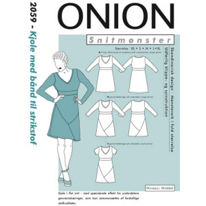 ONION Schnittmuster 2059 Kleid mit Schleife Größe. XS-XL von ONION