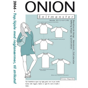 ONION Schnittmuster 2066 Oberteil/Kleid mit Raglanärmel Größe. XS-XL von ONION