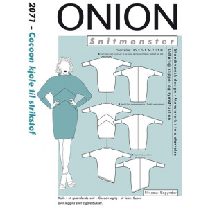 ONION Schnittmuster 2071 Cocoon Kleid Größe. XS-XL von ONION