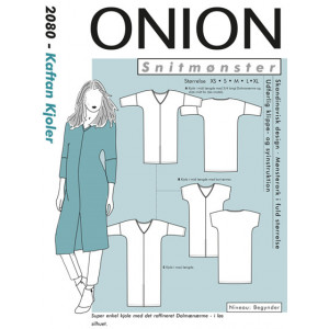 ONION Schnittmuster 2080 Kaftan-Kleider Größe. XS-XL von ONION