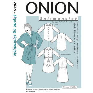 ONION Schnittmuster 2086 Hemd & Hemdkleid Größen XS-XL von ONION