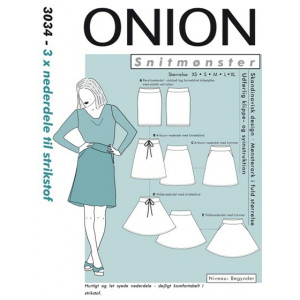 ONION Schnittmuster 3034 3 x Röcke Größe. XS-XL von ONION