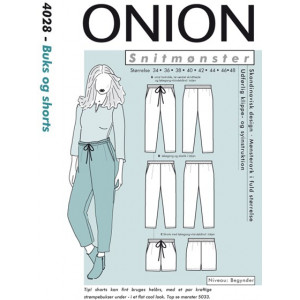 ONION Schnittmuster 4028 Hose und Shorts Gr. 34-48 von ONION