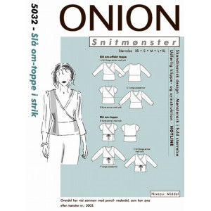 ONION Schnittmuster 5032 Wickeloberteile Größe XS-XL XS-XL von ONION