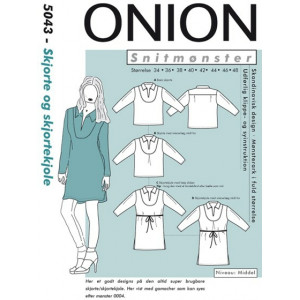 ONION Schnittmuster 5043 Hemd und Hemdkleid Gr. 34-48 von ONION