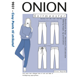 ONION Schnittmuster 9031 Plus Kuschelhosen für Strickwaren von ONION