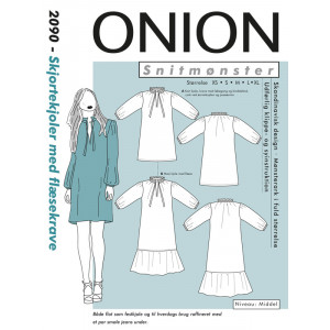 ONION Schnittmuster Hemdkleid mit Rüschenkragen von ONION