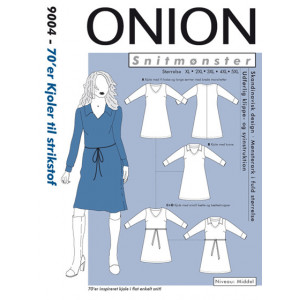 ONION Schnittmuster Plus 9004 70'er Kleider Größe. XL-5XL von ONION