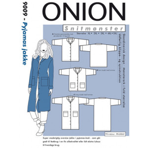 ONION Schnittmuster Plus 9009 Pyjamajacke Größe. XL-5XL von ONION