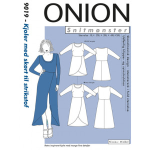 ONION Schnittmuster Plus 9019 Kleider mit Rock Größe. XL-5XL von ONION