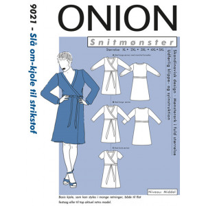 ONION Schnittmuster Plus 9021 Wickelkleid Größe: XL-5XL XL-5XL von ONION