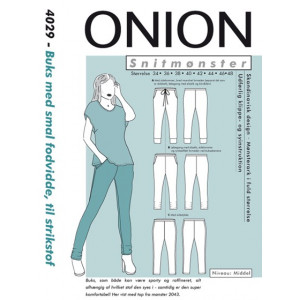 ONION Snitmønster 4029 Buks med Smal Fosvidde Str. 34-48 von ONION