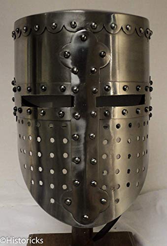 Medieval Knight Templar Helmet - re-enactment / role-play / larp / fancy-dress von ONLINE SHOPPERS DELIGHT LTD