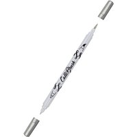 ONLINE 19085/6 Calli.Brush Pen Metallic Silver von ONLINE